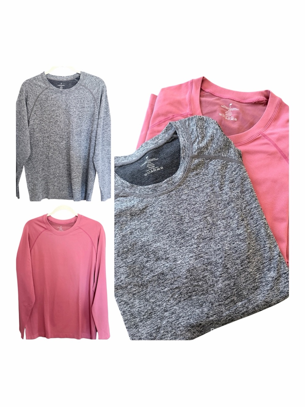 Fabletics Men’s XL Bundle of Two Long Sleeve Activewear Shirts